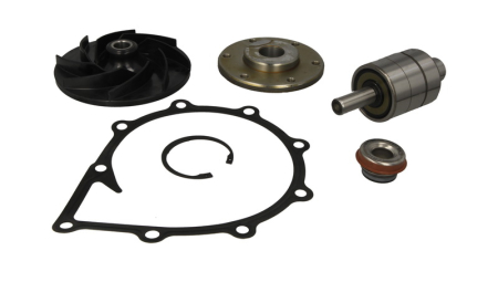 Garnituri - Kit reparatie pompa racire (ax; element de reparatie; flansa; garnitura/simering; rotor fund; siguranta) potrivit MAN HOCL, LION´S CITY, LION´S COACH D2066LF01-D2676LOH31 10.98-