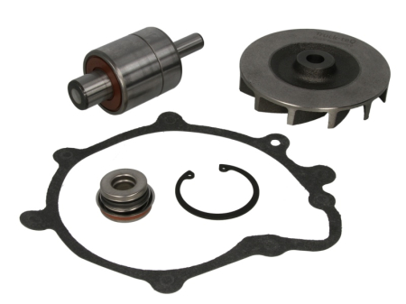 Garnituri - Kit reparatie pompa racire (ax; element de reparatie; garnitura/simering; rotor fund; siguranta, diam.: 15mm) potrivit MAN EM, L2000, M 2000 L, M 2000 M, NM, SG D0824FL01-D2866UH/240 05.80-
