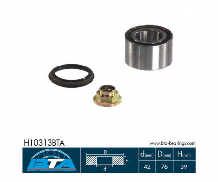 Butuc roata - Kit rulment roata Fata (42x80x45) potrivit KIA SHUMA II 1.6 05.01-08.04
