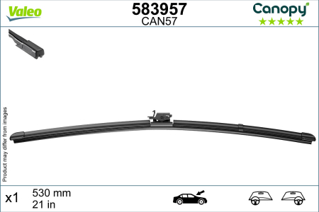 Lama stergator fata (1buc) Canopy 530mm potrivit MERCEDES EQB (X243), GLB (X247) 08.19- [2]