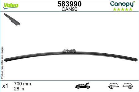 Lama stergator fata (1buc) Canopy 700mm potrivit MERCEDES GL (X164), M (W164), R (W251, V251), VIANO (W639), VITO / MIXTO (W639), VITO (W639); CITROEN C4, C4 I 03.95- [2]