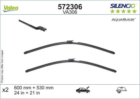 Stergatoare auto - Lama stergator fata (2buc) AquaBlade 600/530mm (varianta cu incalzire) potrivit MERCEDES E (A238), E (C238) 12.16-