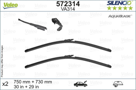 Stergatoare auto - Lama stergator fata (2buc) Silencio AquaBlade 750/730mm potrivit FORD GALAXY III, GALAXY MK III, S-MAX 01.15-