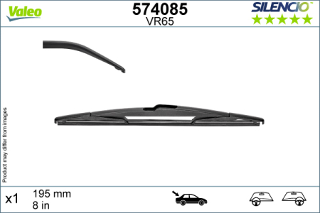 Stergatoare auto - Lama stergator spate (1buc) Silencio 200mm potrivit LEXUS CT; TOYOTA AURIS, URBAN CRUISER 07.07-