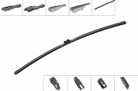 Lamela stergator (1buc.) Aerotwin Plus 700mm potrivit DS DS 7; MERCEDES MARCO POLO CAMPER (W447), V (W447), VITO MIXTO (DOUBLE CABIN), VITO TOURER (W447), VITO (W447); PEUGEOT 3008, 3008 II 03.14- [2]