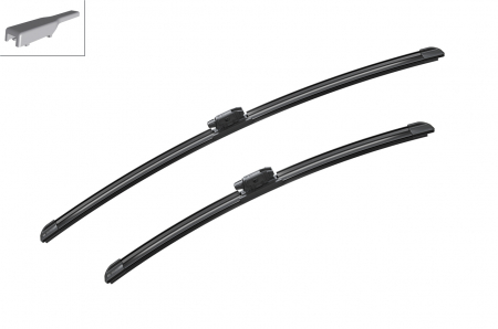 Lamela stergator fata (2 buc) Aerotwin 600/450mm potrivit LADA VESTA 11.15- [2]