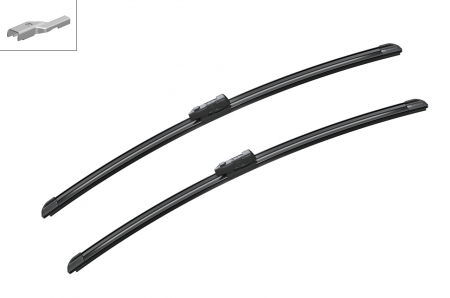 Lamela stergator fata cu spoiler (2buc) Aerotwin 575mm potrivit LAND ROVER DEFENDER 09.19- [2]