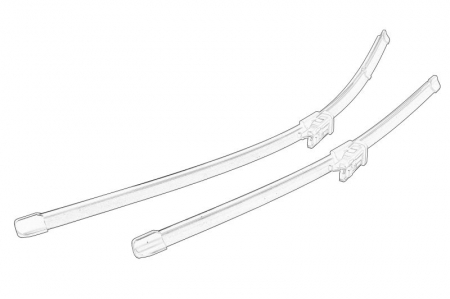 Lamela stergator spate (2buc.) potrivit FIAT DOBLO, DOBLO/MINIVAN 06.22- [1]