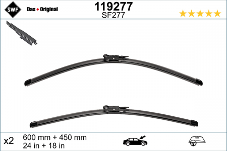Lamele stergator fara rama 450/600mm (KARTON 2 buc.) [1]