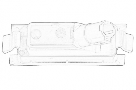 Lampa numar inmatriculare Dreapta potrivit HYUNDAI ACCENT IV, I30; KIA CEE'D 12.06- [1]