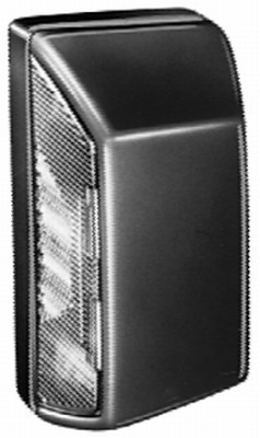 Iluminat auto - Lampa numar inmatriculare (R10W, 12/24V, culoare: negru, culoare sticla: transparent, 57x102mm) potrivit MERCEDES O 309, O 402, O 405, O 407, T2/L, T2/LN1, VARIO, VARIO (B667, B670 01.68-