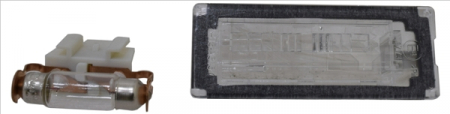 Lampa numar - Lampa placute inmatriculare potrivit CITROEN JUMPER; FIAT DUCATO; PEUGEOT BOXER 2006-2017 (C5W, cu bec)