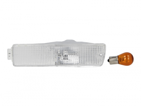 Semnalizator - Lampa semnalizare fata Stanga potrivit VW GOLF II, JETTA II 1.0-1.8 1983-1992 (transparent)