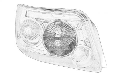 Elemente optice - Lampa spate stanga RENAULT MEGANE II 1.5d-2.0D intre 2003-2009