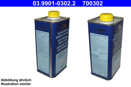 Lichid frana DOT 3 (1L) [uscat: 245°C, umed: 150°C, vascozitate: 1500mm²/sec.] SAE J1703, ISO/DIN 4925 - schimbati la fiecare 1 an SL [1]