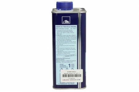 Lichid frana DOT 3 (1L) [uscat: 245°C, umed: 150°C, vascozitate: 1500mm²/sec.] SAE J1703, ISO/DIN 4925 - schimbati la fiecare 1 an SL [1]
