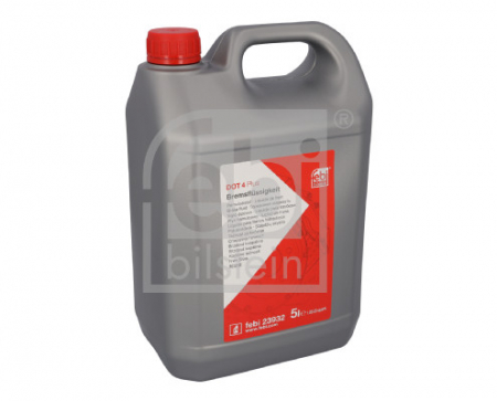Lichid frana DOT4 (5L) [uscat: 265°C, umed: 180°C, vascozitate: 1500mm²/sec.] SAE J1703, ISO/DIN 4925;CHRYSLER DBL 7760; FIAT; FMVSS 116 DOT3; FMVSS 116 DOT4; FORD SAM 6C9103 A; GM GME L5104; JAGUA [3]