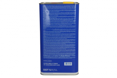 Lichid frana DOT5.1 (5L) [uscat: 265°C, umed: 180°C, vascozitate: 750mm²/sec.] - schimbati la fiecare 3 ani [1]