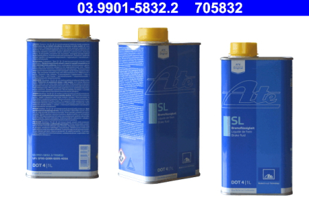 Lichid frane DOT4 (1L) [260°C,  165°C, vascozitate: 1400mm²/sec.] SAE J1703, ISO/DIN 4925 [1]