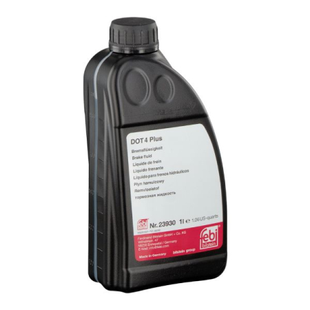 Lichid de frana - Lichid frane DOT4 PLUS (1L) [265°C,  180°C, vascozitate: 1500mm²/sec.] SAE J1703, ISO/DIN 4925;CHRYSLER DBL 7760; FIAT; FMVSS 116 DOT3; FMVSS 116 DOT4; FORD SAM 6C9103 A; GM/OPEL GME L5 104; JA