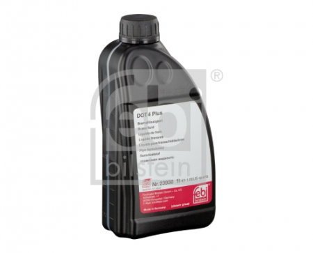 Ulei Lichide tehnice - Lichid frane DOT4 PLUS (1L) [265°C,  180°C, vascozitate: 1500mm²/sec.] SAE J1703, ISO/DIN 4925;CHRYSLER DBL 7760; FIAT; FMVSS 116 DOT3; FMVSS 116 DOT4; FORD SAM 6C9103 A; GM/OPEL GME L5 104; JA