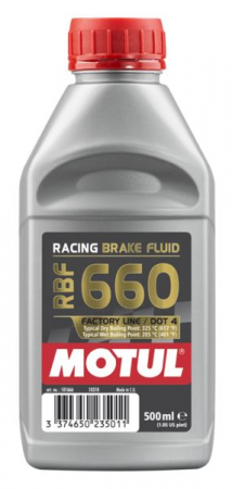 Ulei Lichide tehnice - Lichid frane Racing (0,5L) [325°C,  205°C, vascozitate: 1698mm²/sec.] SAE J1703; J1704, ISO/DIN 4925