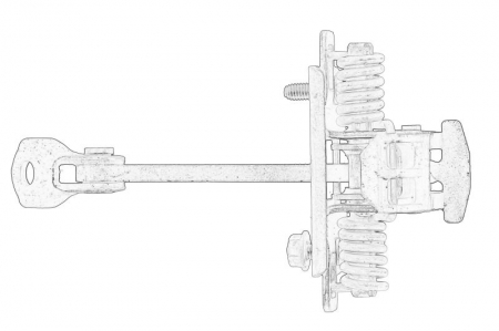 Piese Auto - Limitator usa fata stanga/dreapta CITROEN BERLINGO; PEUGEOT PARTNER, PARTNER TEPEE dupa 2008