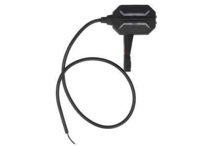 Lumina clarificare dreapta; Dragon, forma: trapezoidal, portocaliu/rosu/alb, LED, inaltime 115mm; latime 50mm; adancime 54mm, în relief, lungime cablu 600mm, cu cuier, 12/24V (IP68, Dragon) [1]