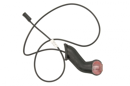 Piese Auto - Lumina clarificare dreapta; ECOPOINT, negru/portocaliu/alb, R5W, suprafata, lungime cablu 1250mm, pe brațul mediu-lung, 24V (cu clema pentru fir plat, ECOPOINT)