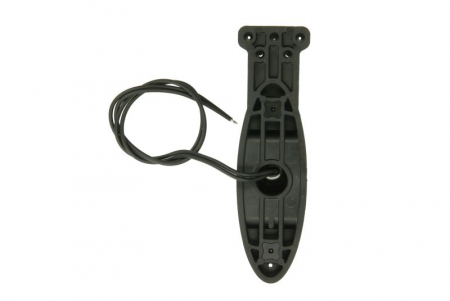 Lumina clarificare dreapta, portocaliu/rosu/alb, LED, inaltime 120mm; latime 42mm; adancime 38mm, în relief, lungime cablu 350mm, cu cuier, 12/24V (drept în relief) [1]