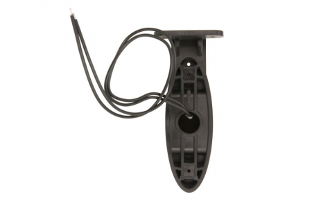 Lumina clarificare dreapta, portocaliu/rosu/alb, LED, inaltime 120mm; latime 42mm; adancime 38mm, în relief, lungime cablu 350mm, cu cuier, 12/24V (unghi în relief) [2]