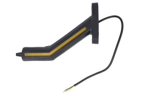 Piese Auto - Lumina clarificare dreapta, portocaliu/rosu/alb, LED, suprafata, lungime cablu 400mm, cu brat lung, 12/24V (cu functie de semnalizator spate, IP6K9K)