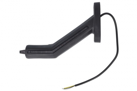 Piese Auto - Lumina clarificare dreapta, portocaliu/rosu/alb, LED, suprafata, lungime cablu 400mm, cu brat lung, 12/24V (cu functie de semnalizator spate, IP6K9K)
