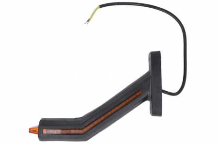 Piese Auto - Lumina clarificare dreapta, portocaliu/rosu/alb, LED, suprafata, lungime cablu 400mm, cu brat lung, 12/24V (cu functie de semnalizator spate, IP6K9K)