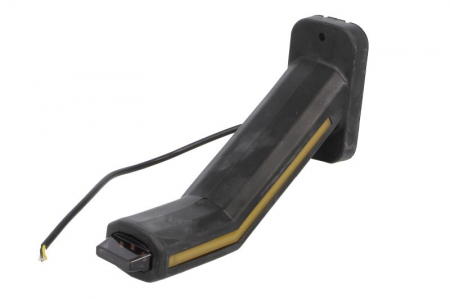 Lumina clarificare dreapta, portocaliu/rosu/alb, LED, suprafata, lungime cablu 400mm, cu brat lung, 12/24V (cu functie de semnalizator spate, IP6K9K) [2]