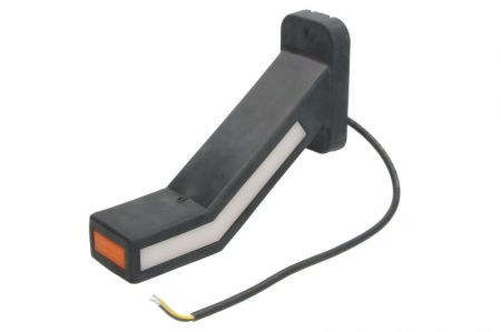 Lumina clarificare dreapta, portocaliu/rosu/alb, LED, suprafata, lungime cablu 400mm, cu brat lung, 12/24V (indicator dinamic; tip: neon; cu functie de semnalizator spate) potrivit ADR [2]