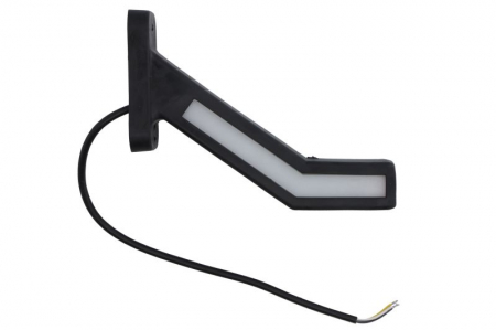Lumina clarificare dreapta, portocaliu/rosu/alb, LED, suprafata, lungime cablu 400mm, cu brat lung, 12/24V (indicator dinamic; tip: neon; cu functie de semnalizator spate) potrivit ADR [1]