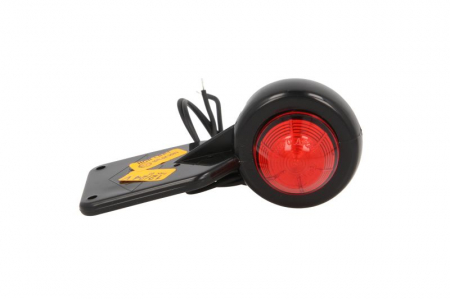 Lumina clarificare dreapta, rosu/alb, LED, inaltime 99mm; latime 52mm; adancime 44mm, în relief, lungime cablu 250mm, cu cuier, 12/24V [1]