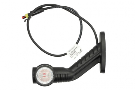 Piese Auto - Lumina clarificare dreapta; SUPERPOINT III, portocaliu/rosu/alb, LED, suprafata, lungime cablu 500mm, cu brat lung, 24V (cu un dop, conector: SUPERSEAL 2PIN, SUPERPOINT III) potrivit SCHMITZ