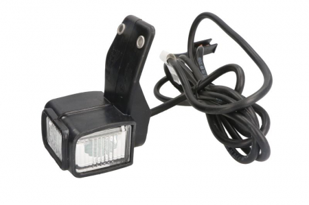 Lumina clarificare dreapta; SUPERPOINT IV, portocaliu/rosu/alb, LED, inaltime 98mm; latime 54mm; adancime 64mm, în relief, lungime cablu 2000mm, cu cuier, 24V (conector: CLICK-IN, SUPERPOINT IV) [2]