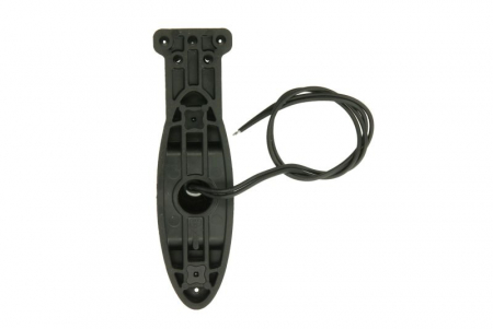Lumina clarificare stanga, portocaliu/rosu/alb, LED, inaltime 120mm; latime 42mm; adancime 38mm, în relief, lungime cablu 350mm, cu cuier, 12/24V (drept în relief) [1]