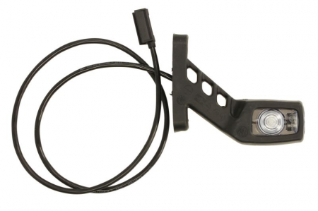 Piese Auto - Lumina clarificare stanga, portocaliu/rosu/alb, LED, suprafata, lungime cablu 1000mm, pe brațul mediu-lung, 12/24V (cu clemă pentru fir plat, conector: CLICK-IN/JAEGER, IP66)