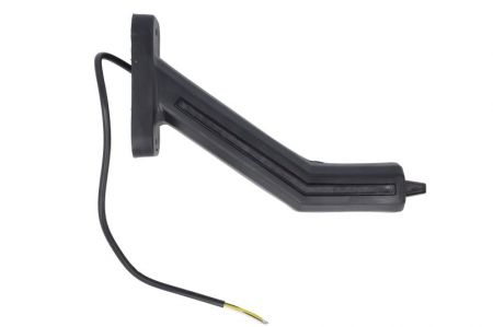 Lumina clarificare stanga, portocaliu/rosu/alb, LED, suprafata, lungime cablu 400mm, cu brat lung, 12/24V (cu functie de semnalizator spate, IP6K9K) [1]