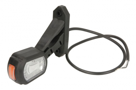 Lumina clarificare stanga, portocaliu/rosu/alb, LED, suprafata, lungime cablu 500mm, brat scurt, 12/24V (compatibil cu senzorul de marșarier) [2]