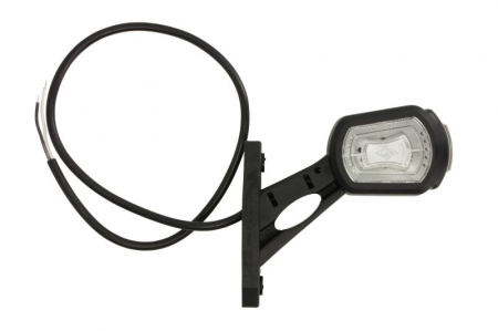 Lumina clarificare stanga, portocaliu/rosu/alb, LED, suprafata, lungime cablu 500mm, brat scurt, 12/24V (compatibil cu senzorul de marșarier) [1]