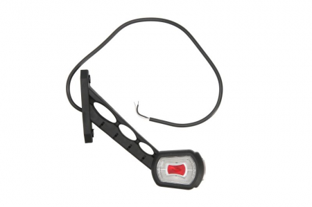 Lumina clarificare stanga, portocaliu/rosu/alb, LED, suprafata, lungime cablu 500mm, cu brat lung, 12/24V (compatibil cu senzorul de marșarier) [1]