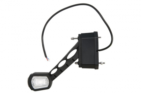 Lumina clarificare stanga, portocaliu/rosu/alb, LED, suprafata, lungime cablu 500mm, cu brat lung, 12/24V (cu modul senzor de marșarier) [0]