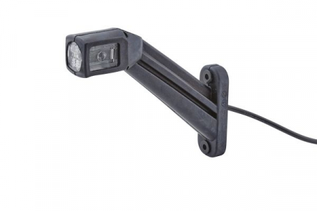 Iluminat auto - Lumina clarificare stanga, portocaliu/rosu/alb, LED, suprafata, lungime cablu 500mm, cu brat lung, 12/24V (cu un dop, conector: EASYCONN)
