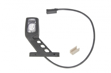 Piese Auto - Lumina clarificare stanga, portocaliu/rosu/alb, LED, suprafata, lungime cablu 500mm, pe brațul mediu-lung, 12/24V (cu clemă pentru fir plat, conector: CLICK-IN/JAEGER, IP66)