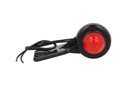 Lumina clarificare stanga, rosu/alb, LED, inaltime 99mm; latime 52mm; adancime 44mm, în relief, lungime cablu 250mm, cu cuier, 12/24V [1]